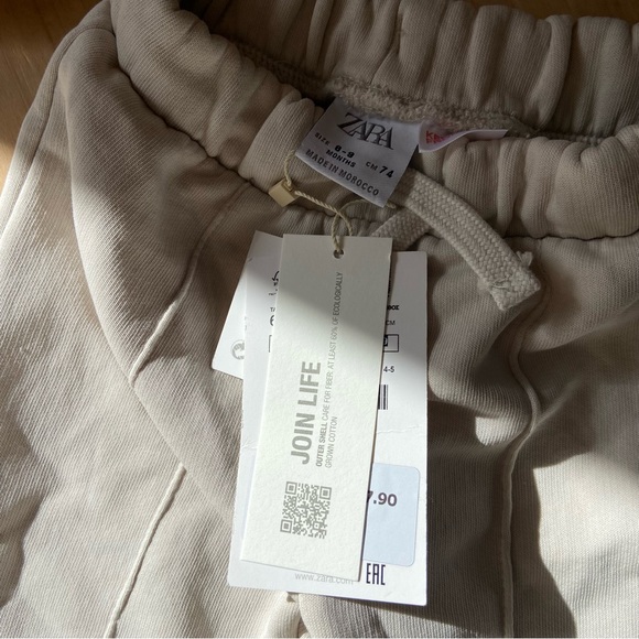 NWT Zara neutral sweatpants - Picture 5 of 5